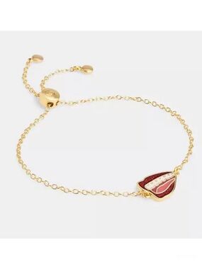 NEW! COACH x TOM WESSELMAN Lips Slider Bracelet, NWT, GORGEOUS!